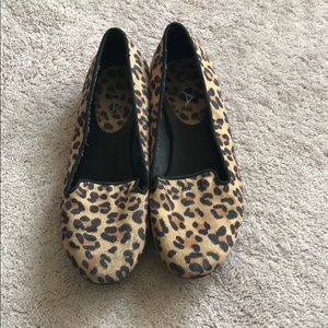 MIA leopard print loafers